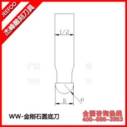 杰峰金剛石圓底刀門(mén)芯刀木門(mén)刀具木工修邊機(jī)刀頭花邊櫥柜門(mén)板刀WW